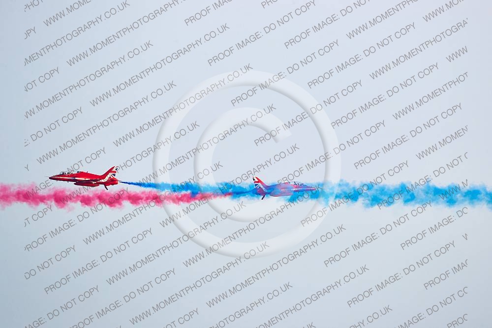 Red Arrows at Sidmouth Beach