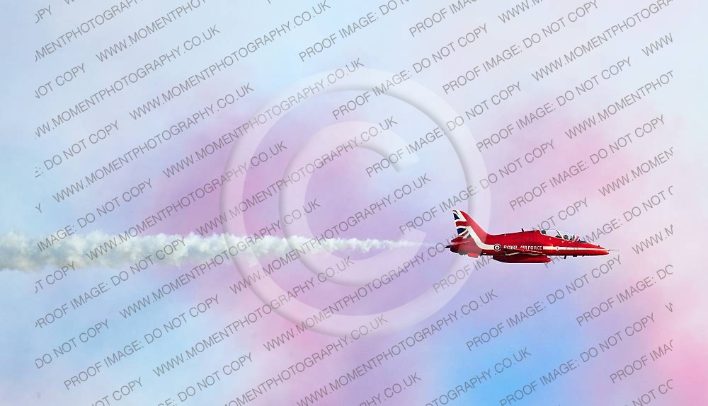 Red Arrows at Sidmouth Beach