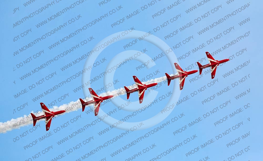 Red Arrows at Sidmouth Beach