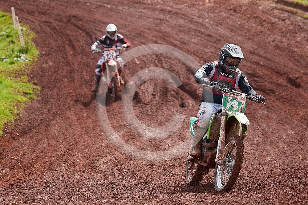 Motorcross motorbike race in Exeter