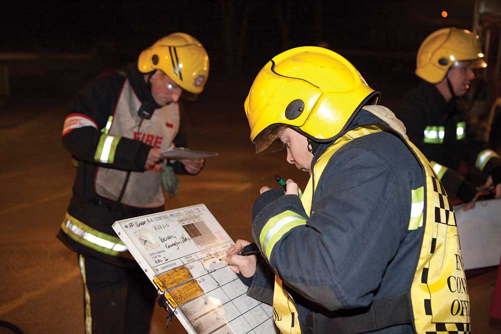 Fire drill at Bridgwater College in Cannington 2
