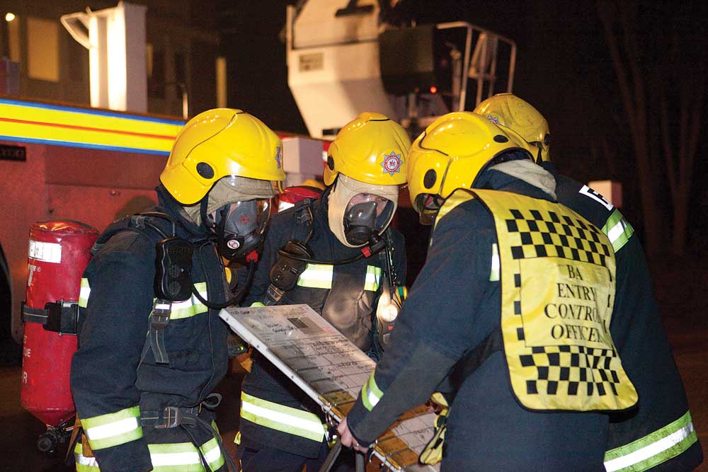 Fire drill at Bridgwater College in Cannington