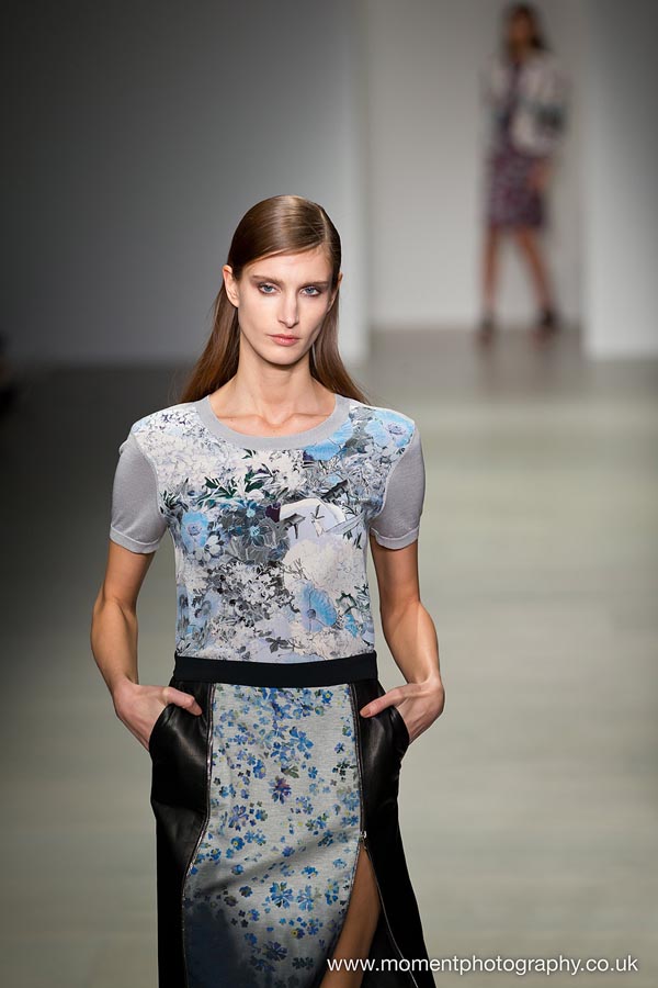 London Fashion Weekend catwalk model