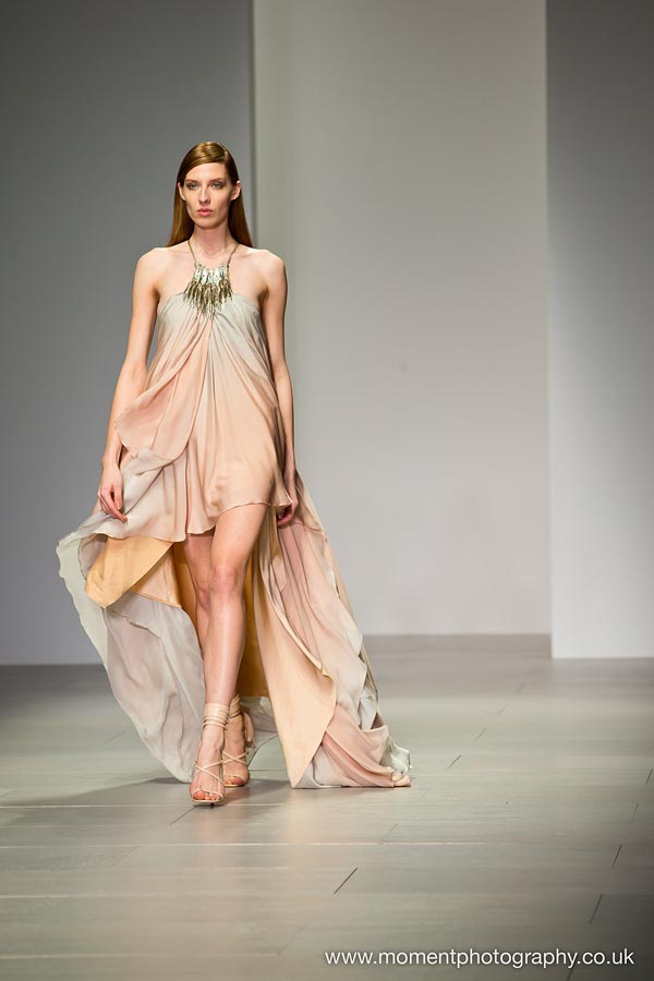 London Fashion Weekend catwalk model
