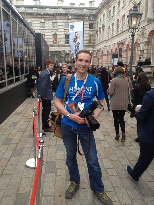 Myself at the London Fashion Weekend 