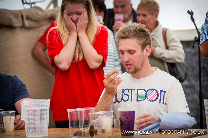 Some things look too disgusting to eat and even spectators find it hard to stomach at The Lowland Games 2016