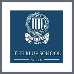 The Blue School logo